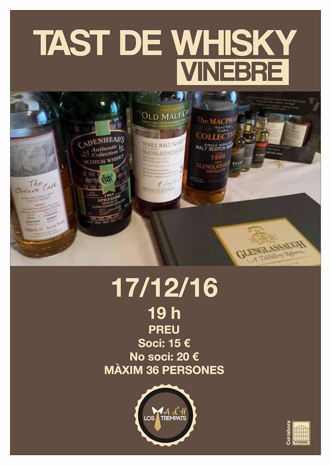 tast de whisky Vinebre