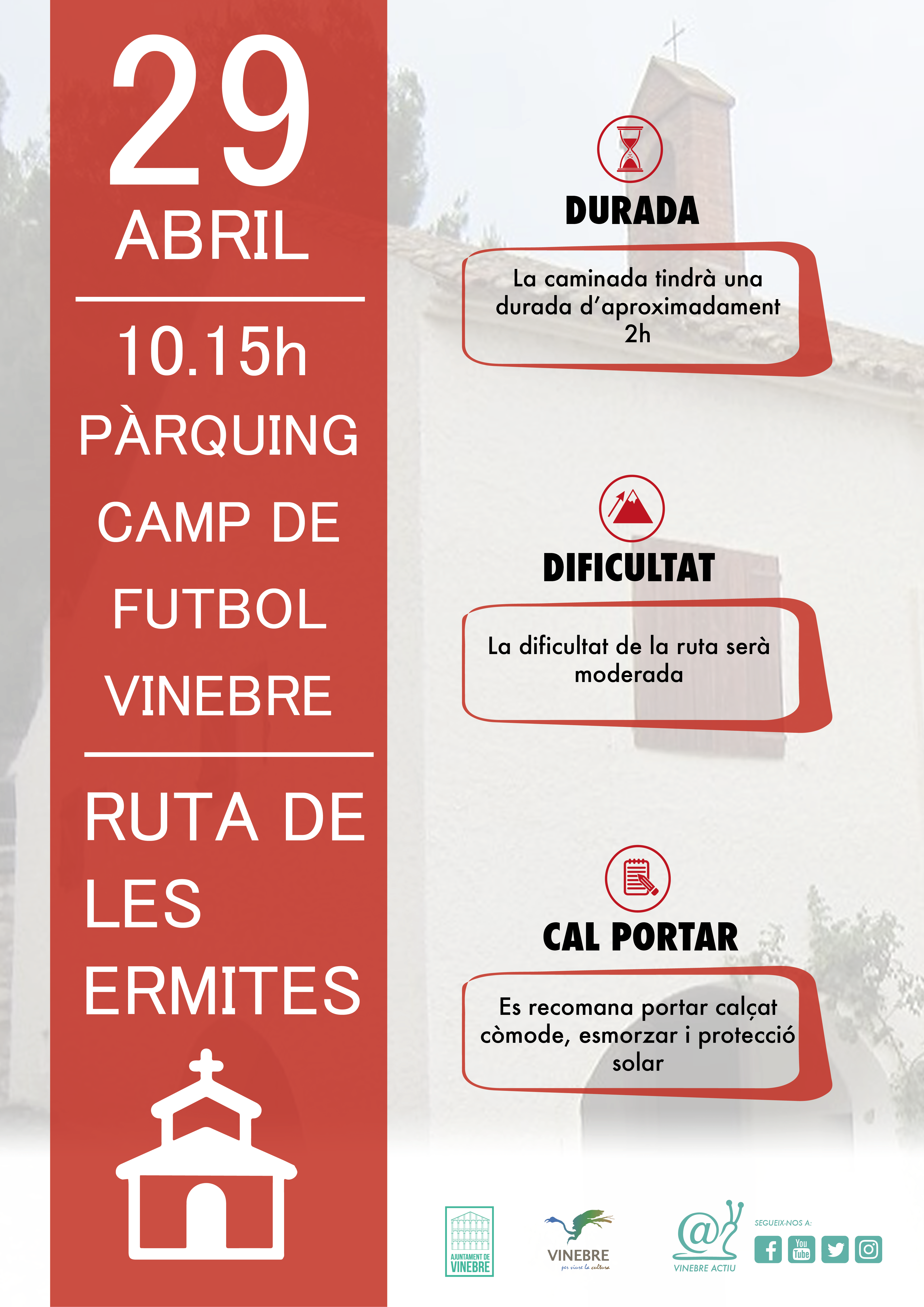 RUTA DE LES ERMITES VINEBRE 2018